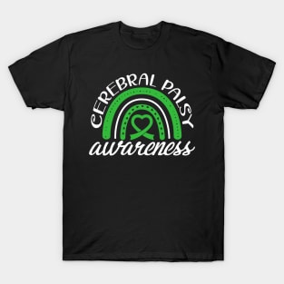 Cerebral Palsy Awareness Cerebral Palsy Rainbow T-Shirt